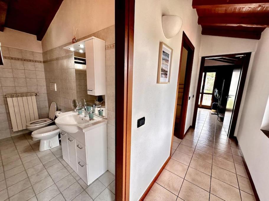 3Br Villetta Con Panoramica Sul Lago Nesso Zewnętrze zdjęcie